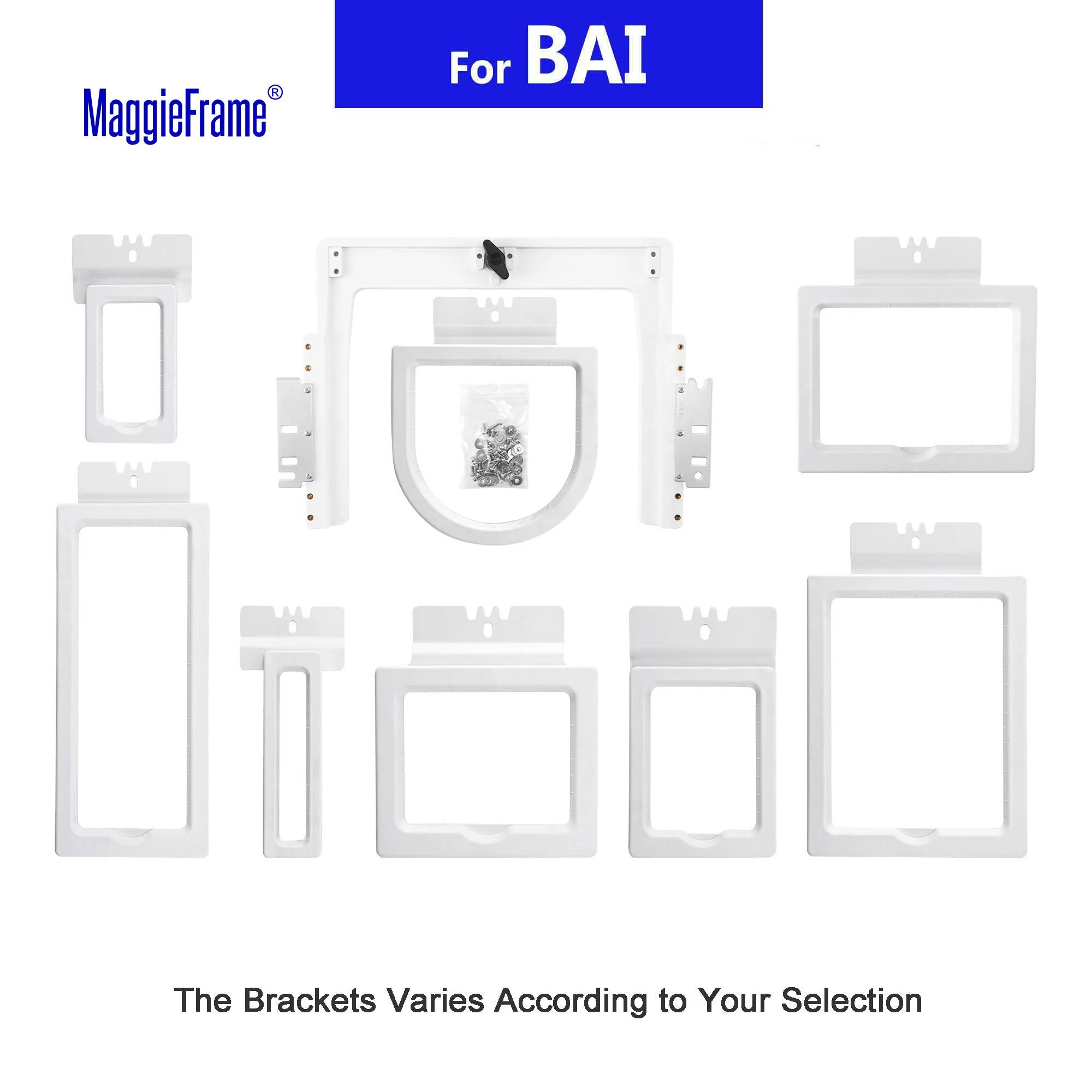 MaggieFrame 8 in 1 Magnetic Hoop for BAI