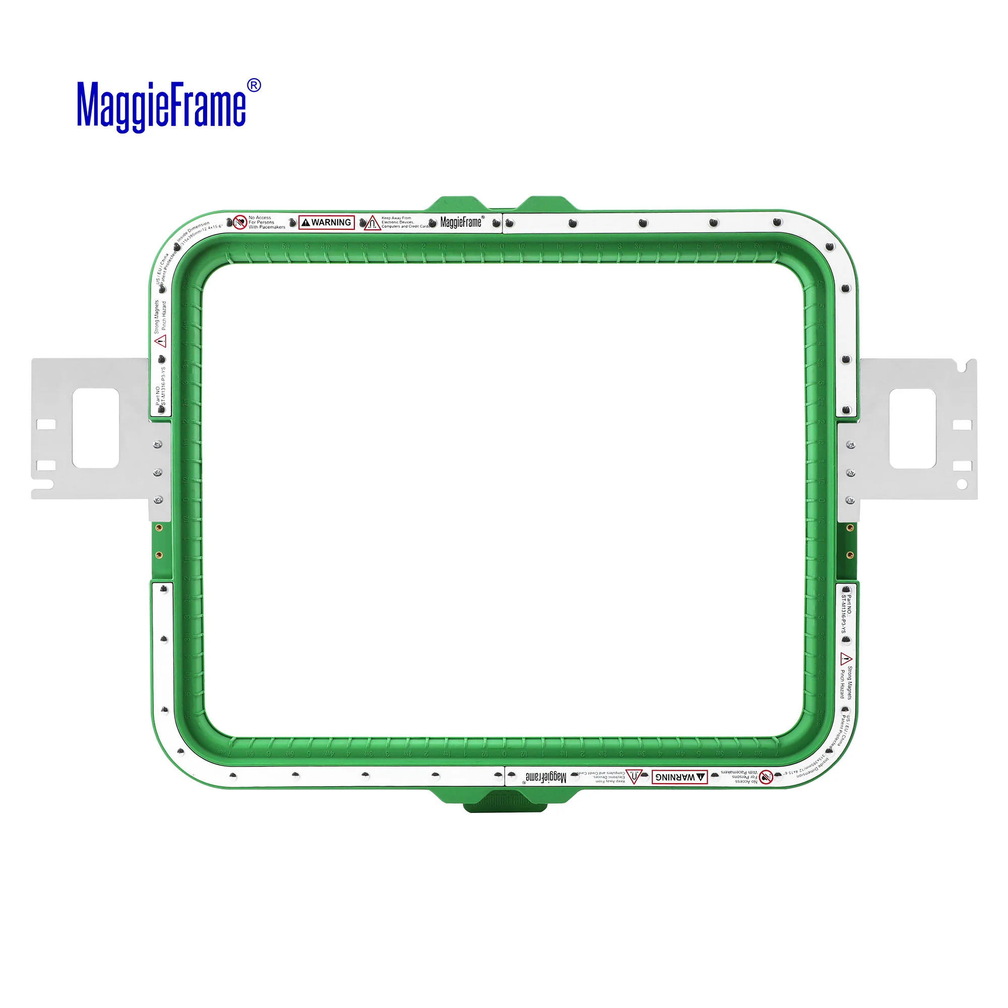 MaggieFrame Magnetic Hoop 12.4"x15.6" | 315x395mm for BAI vision - Image 2