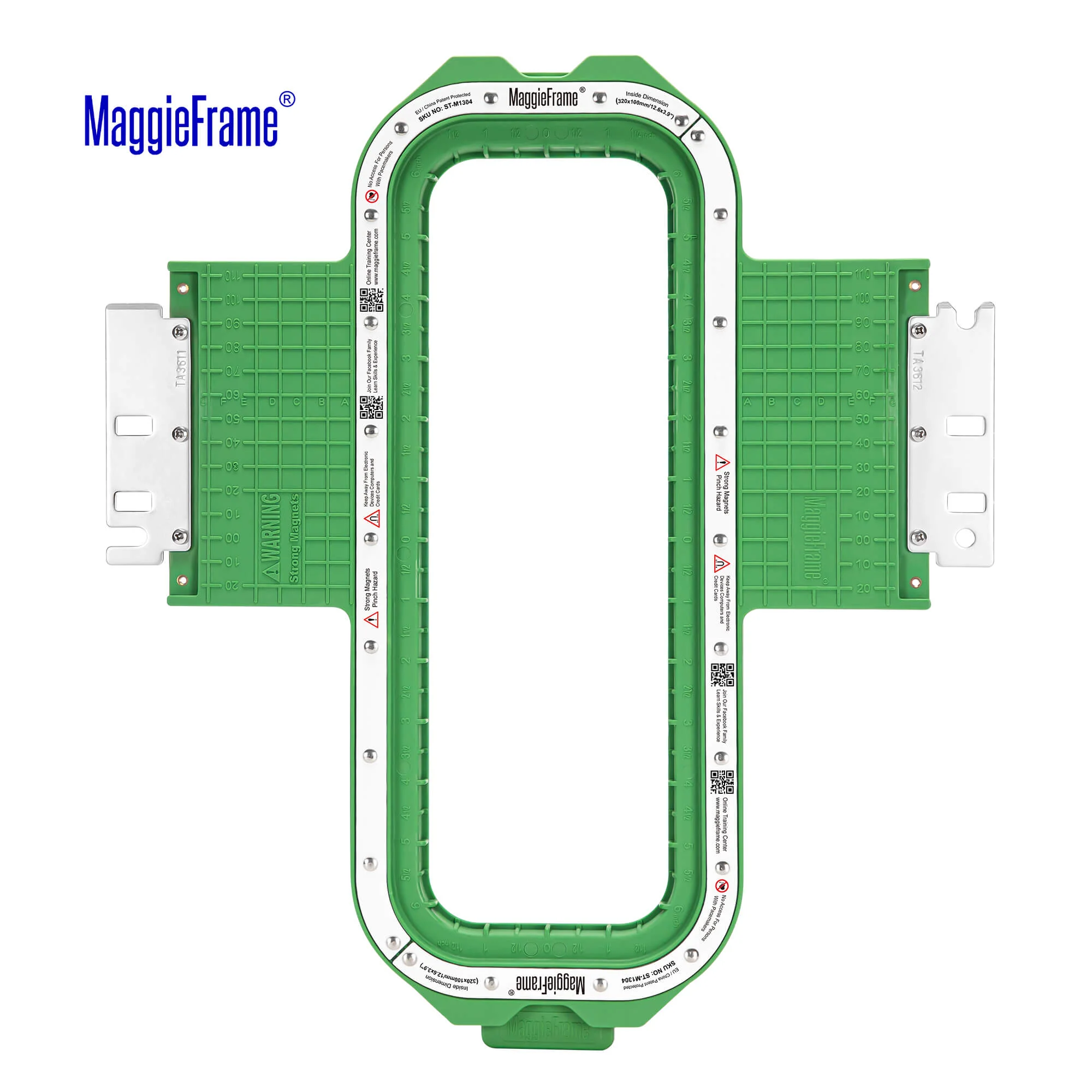MaggieFrame Magnetic Hoop 12.6"x3.9" | 320x100mm for BAI mirror - Image 2