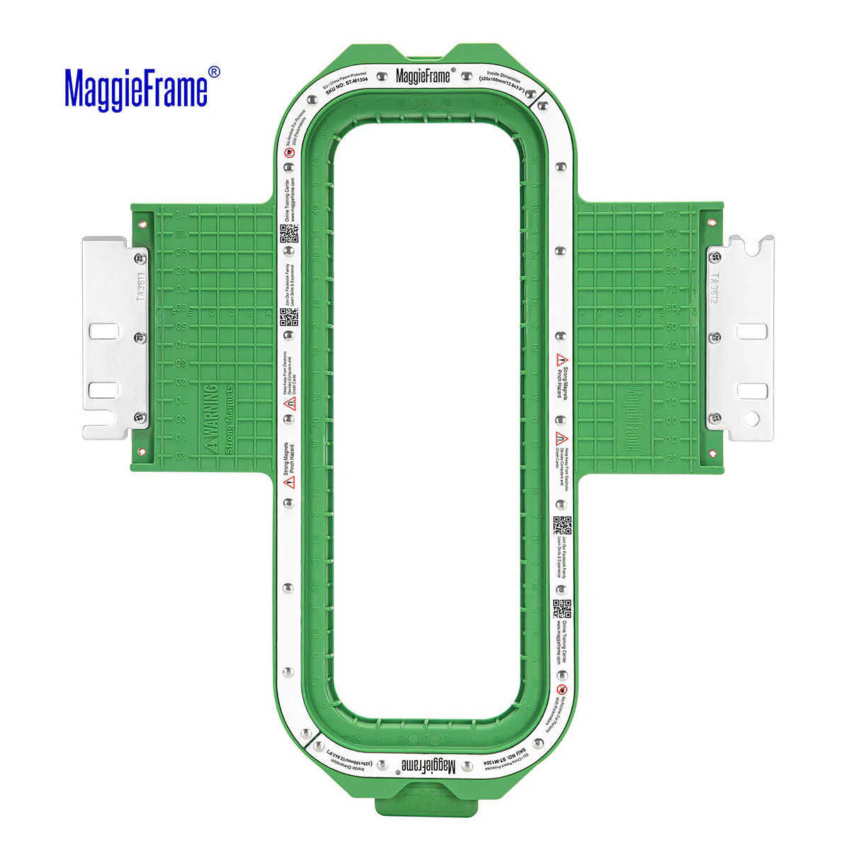 MaggieFrame Magnetic Hoop 12.6"x3.9" | 320x100mm for Honpo - Image 4