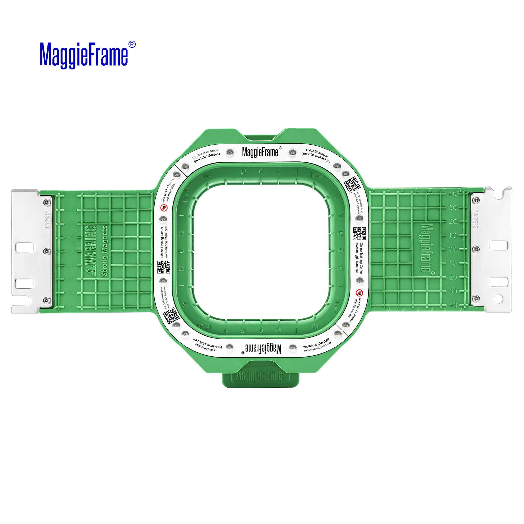 MaggieFrame Magnetic Hoop 3.9" | 100x100mm for BAI vision - Image 2