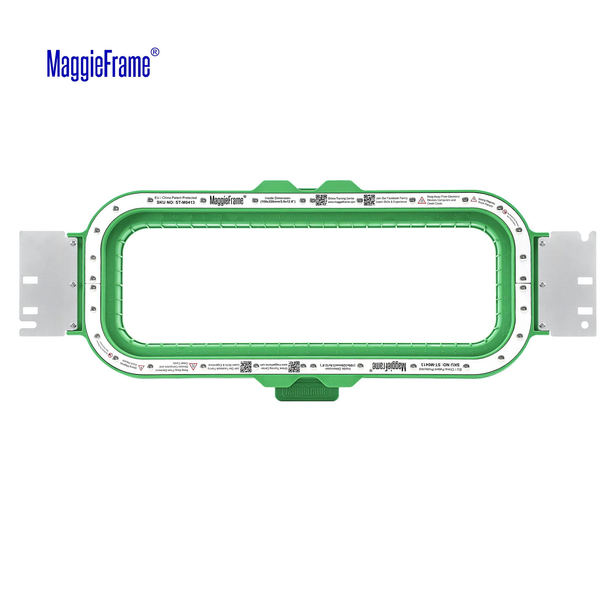 MaggieFrame Magnetic Hoop 3.9"x12.8" | 100x320mm for BAI vision - Image 2