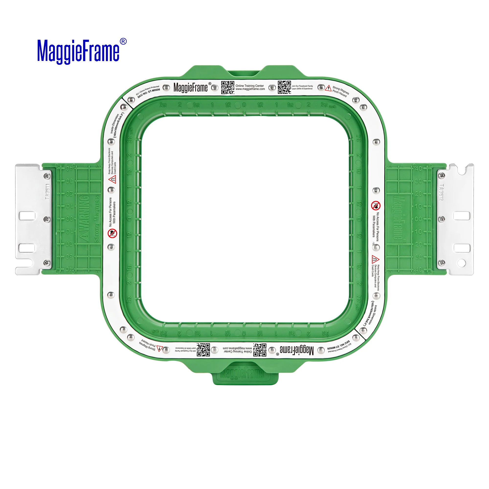 MaggieFrame Magnetic Hoop 6.5" | 165x165mm for BAI vision - Image 2