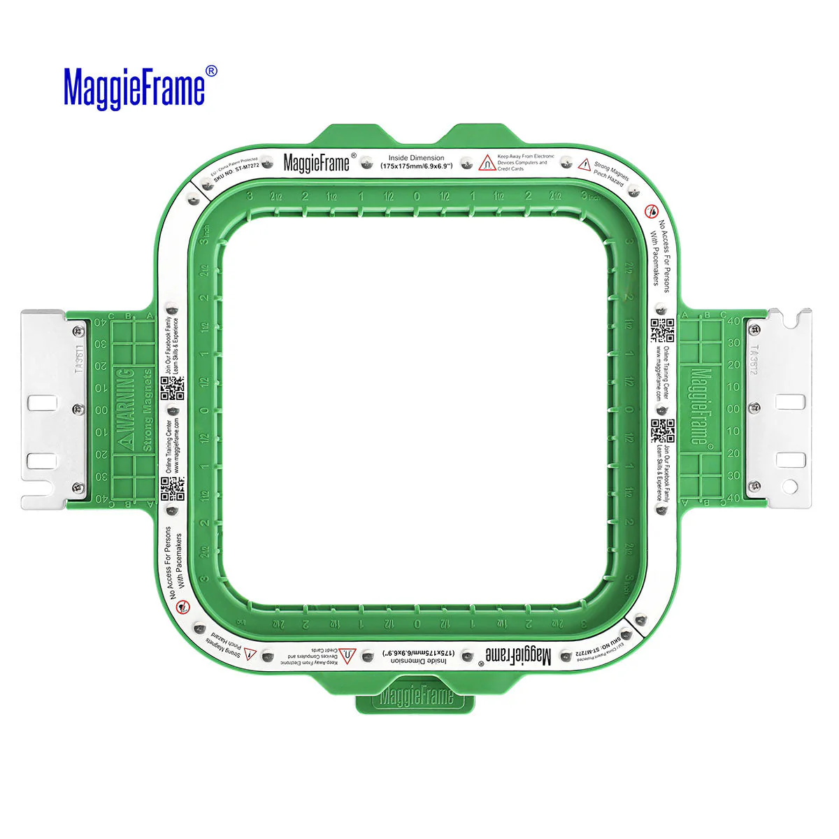 MaggieFrame Magnetic Hoop 6.9" | 175x175mm for Avance - Image 4