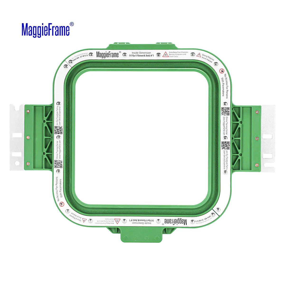 MaggieFrame Magnetic Hoop 6.9" | 175x175mm for HAFTEX - Image 5