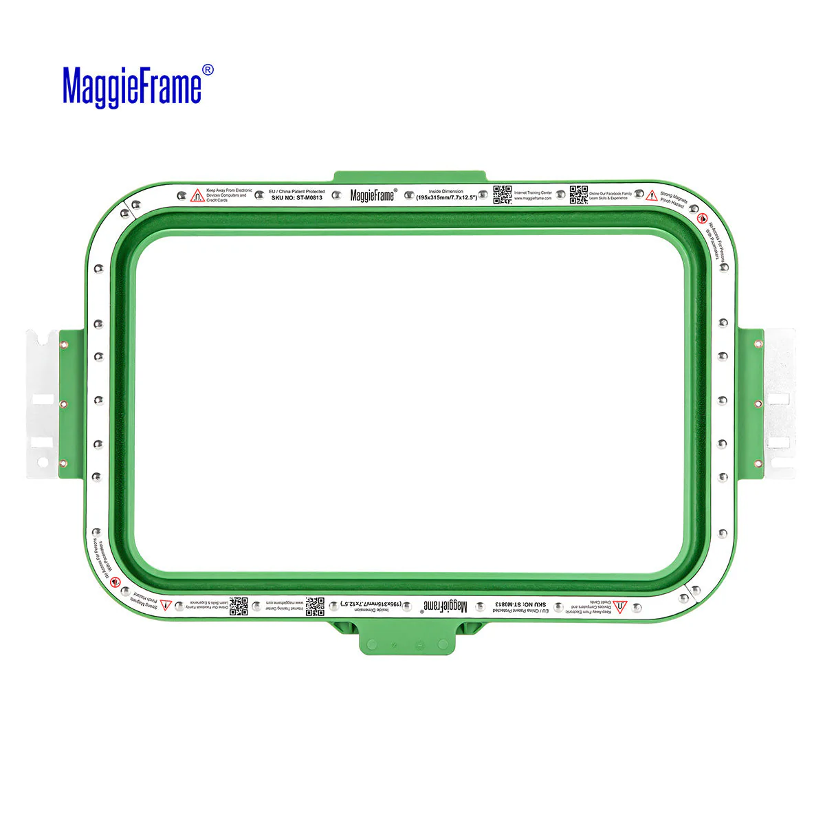 MaggieFrame Magnetic Hoop 7.7"x12.5" | 195x315mm for FUWEI - Image 4