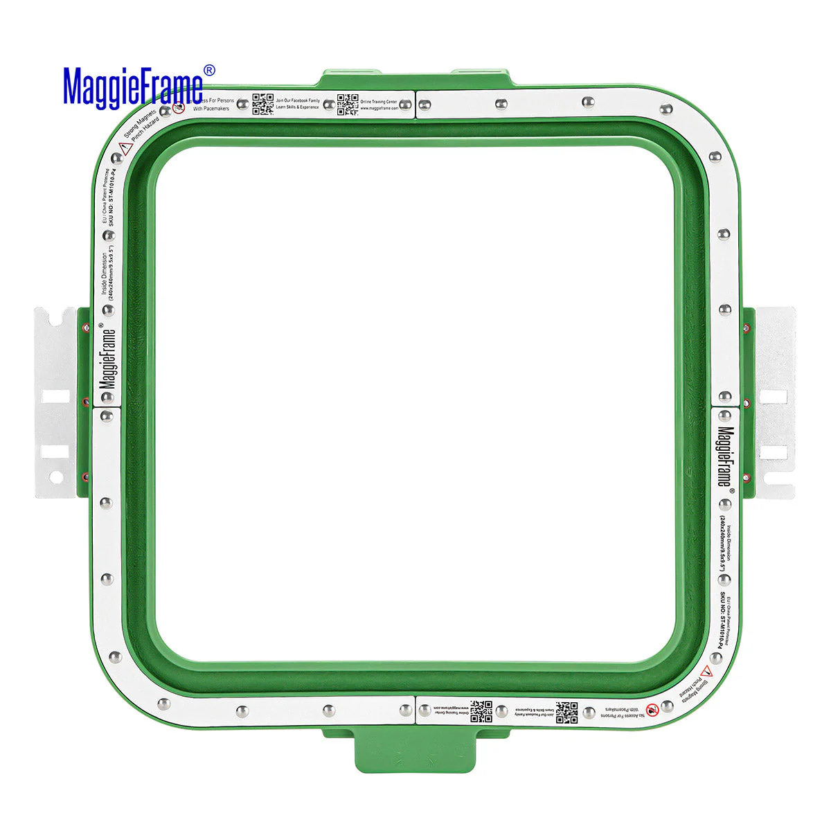 MaggieFrame Magnetic Hoop 9.5" | 240x240mm for Honpo - Image 5
