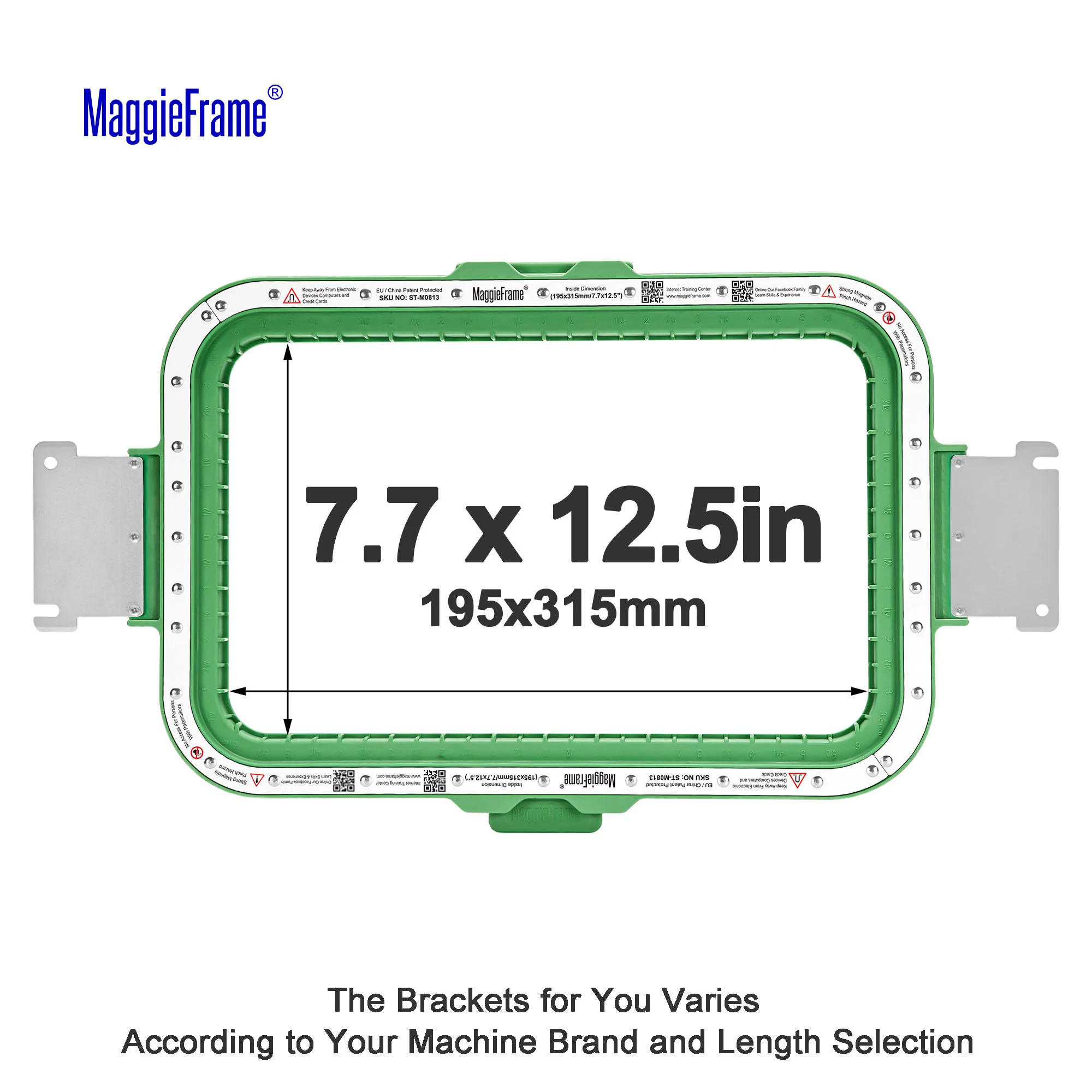 MaggieFrame Magnetic Hoop for Brother PR series - Image 11