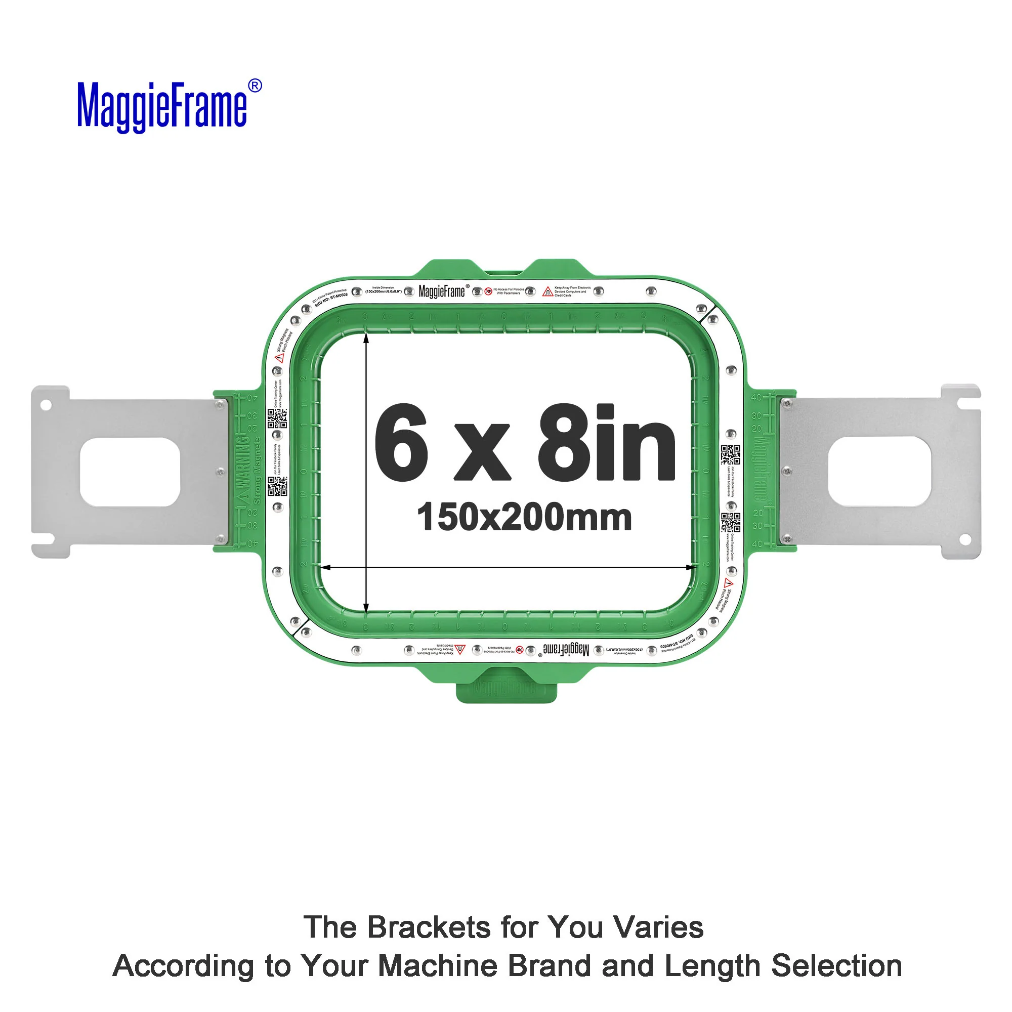 MaggieFrame Magnetic Hoop for Brother PR series - Image 6