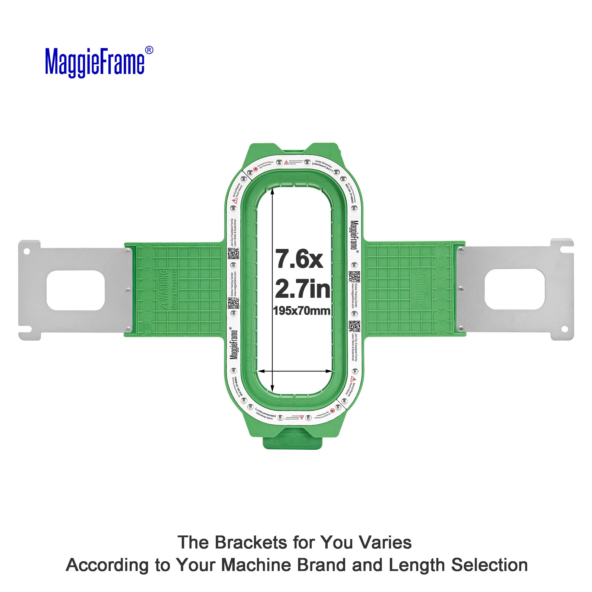 MaggieFrame Magnetic Hoop for Brother PR series - Image 9