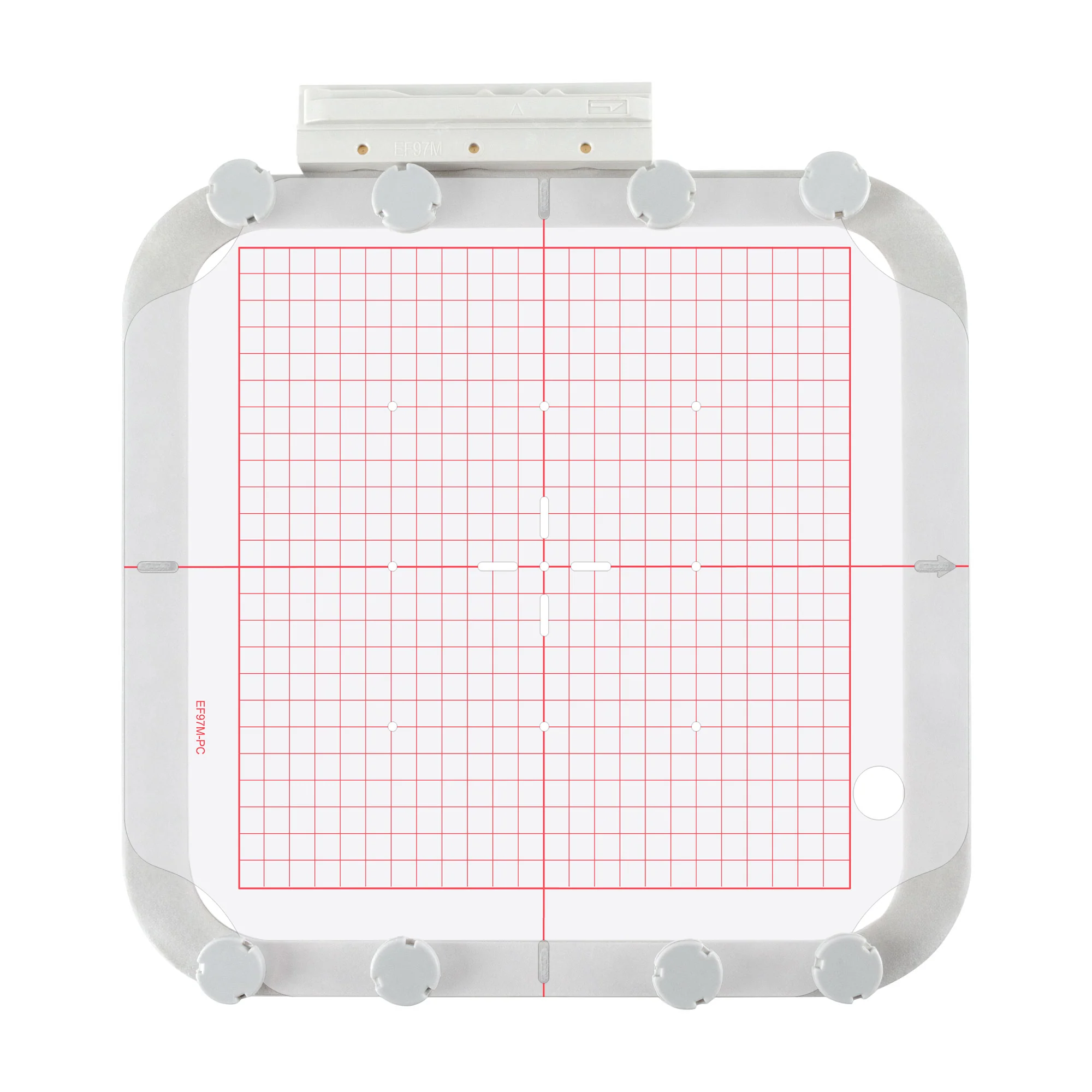 Magnetic Hoop for Brother XV8550D XV8500D XE1 XE2 XJ1 XJ2 XP1 XP2 XP3, Metal Magnet Embroidery Machine Sash Frames(9.5x9.5"-EF97M) - Image 3