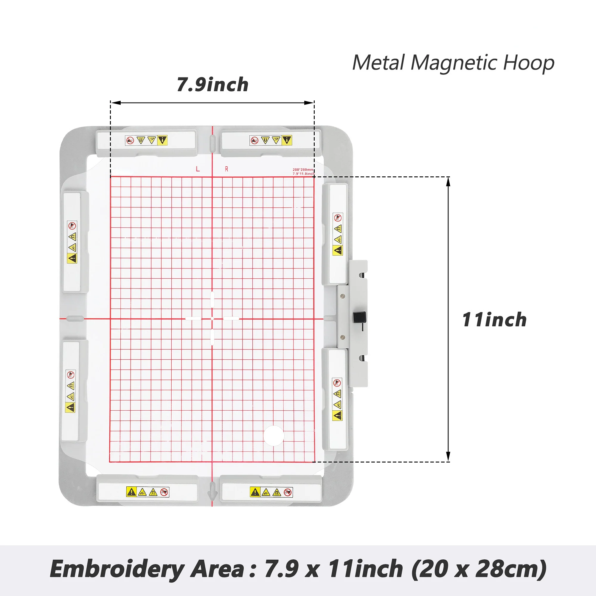 Magnetic Hoop for Poolin EOC06, Metal Magnet Embroidery Machine Sash Frames - Image 7