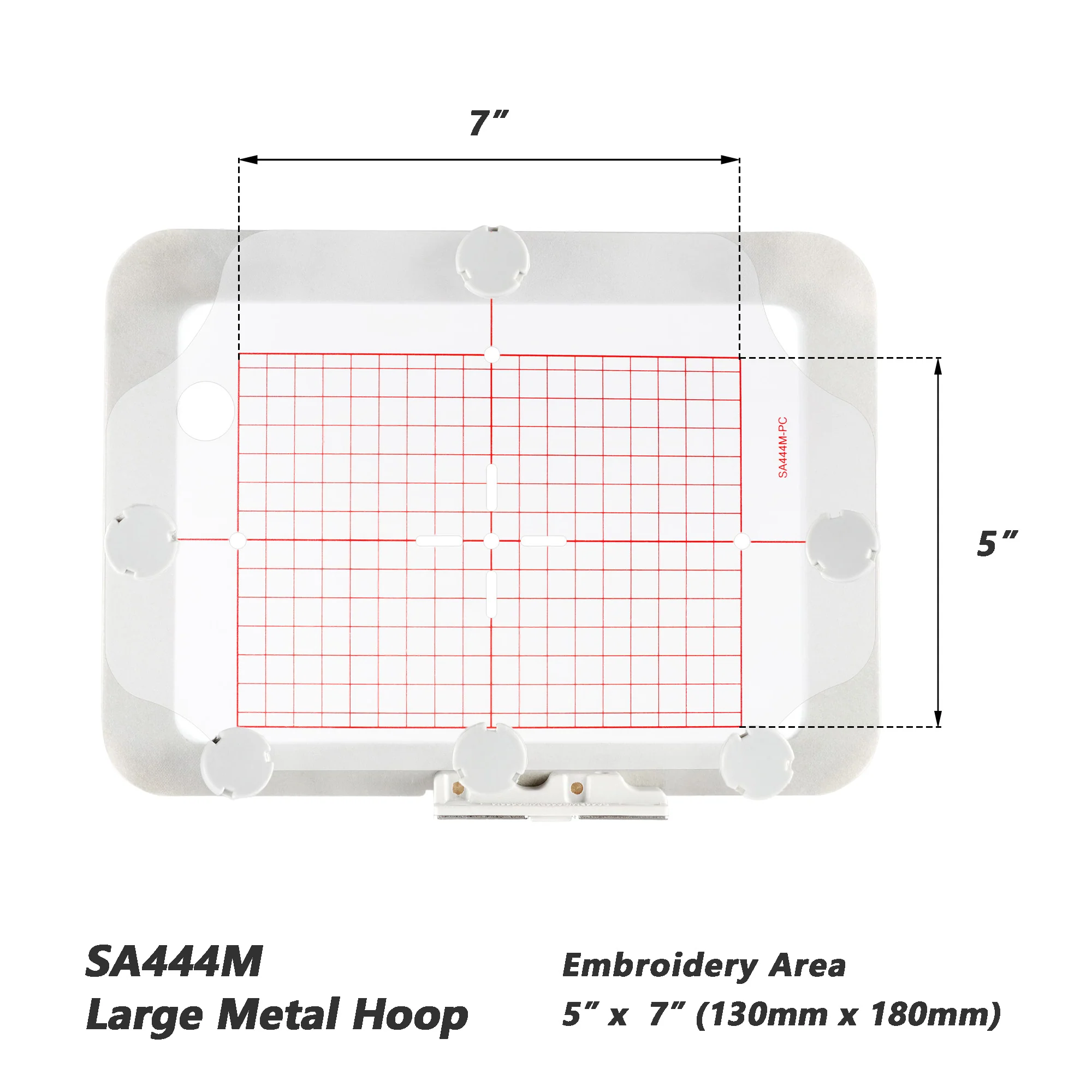 Magnetic Hoop Set for Brother PE800, SE1900, SE2000, PE770, and Babylock Bloom, Metal Magnet Embroidery Machine Sash Frames - Image 10