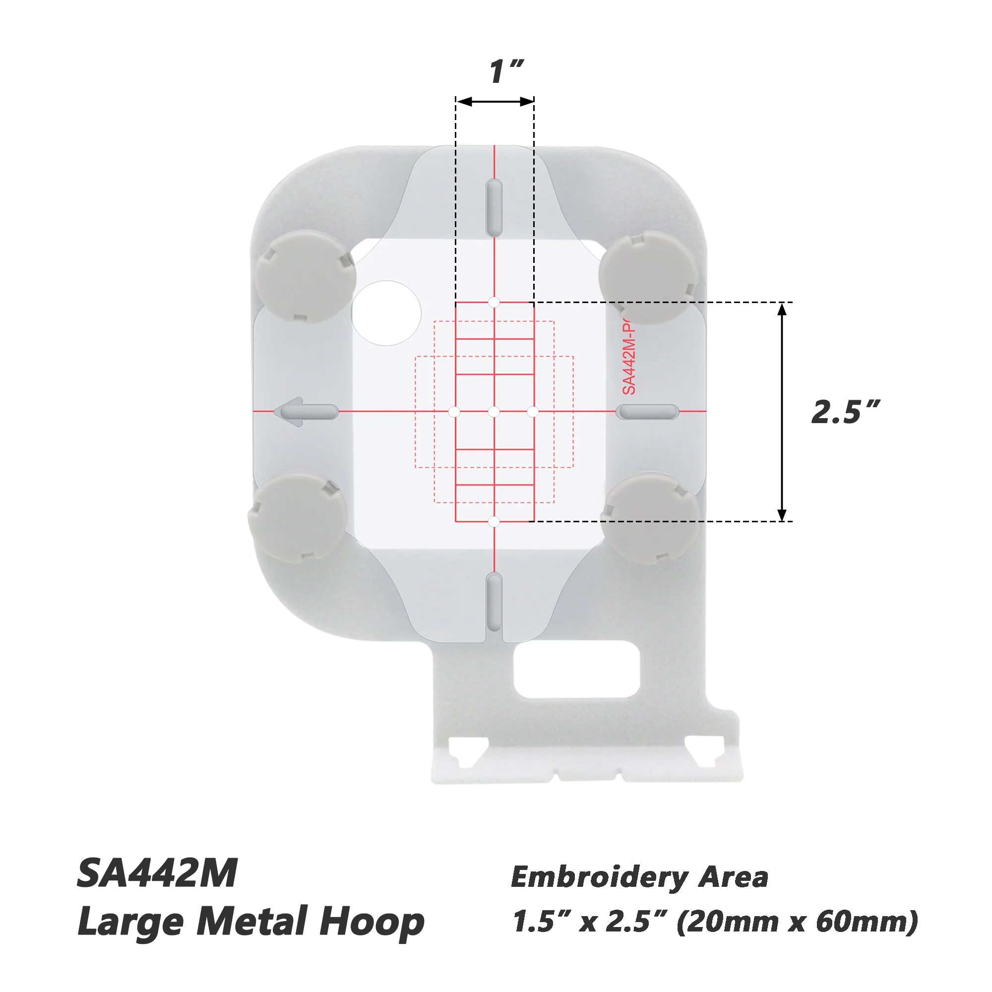 Magnetic Hoop Set for Brother PE800, SE1900, SE2000, PE770, and Babylock Bloom, Metal Magnet Embroidery Machine Sash Frames - Image 8