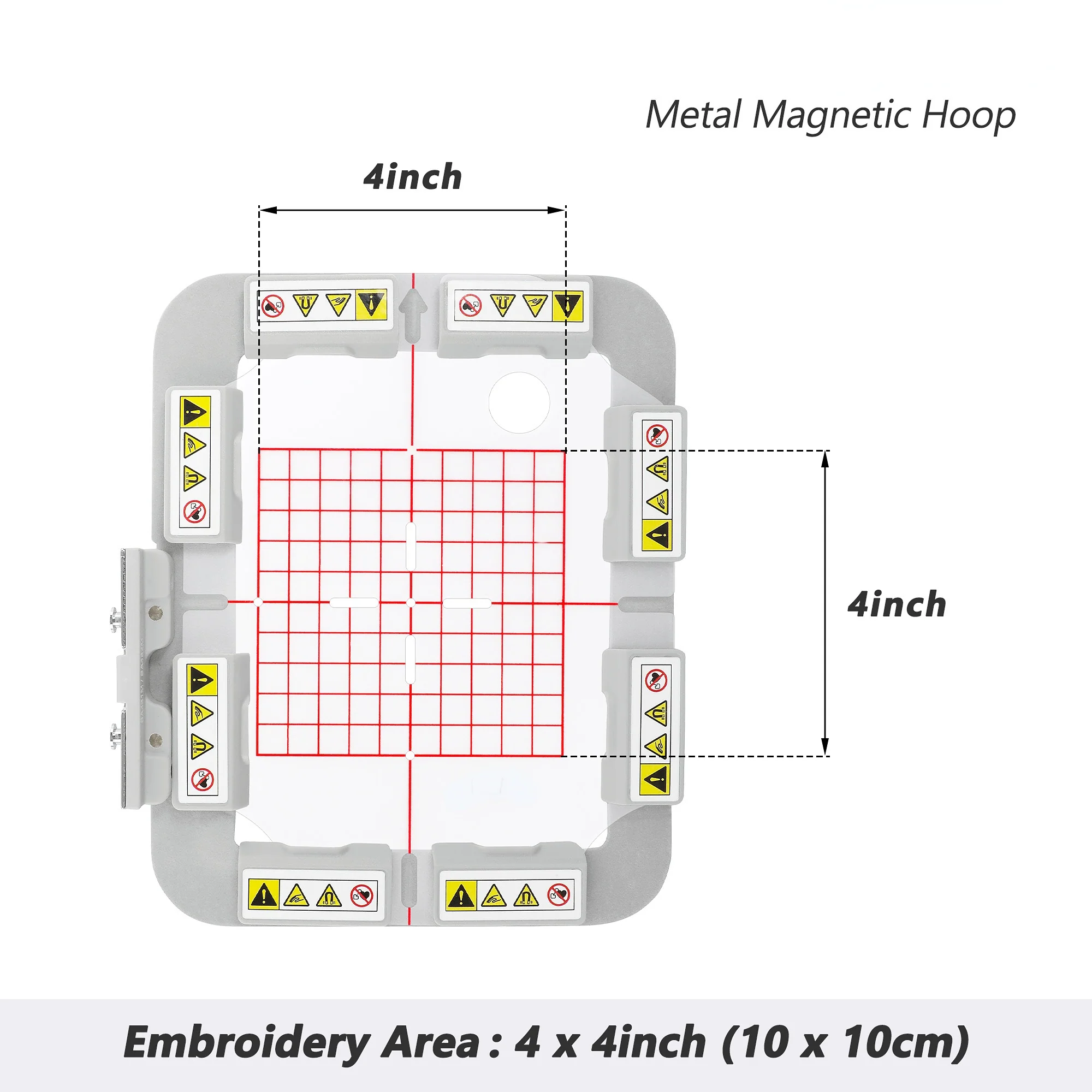 Magnetic Hoop Set for Poolin EOC05, Metal Magnet Embroidery Machine Sash Frames - Image 4